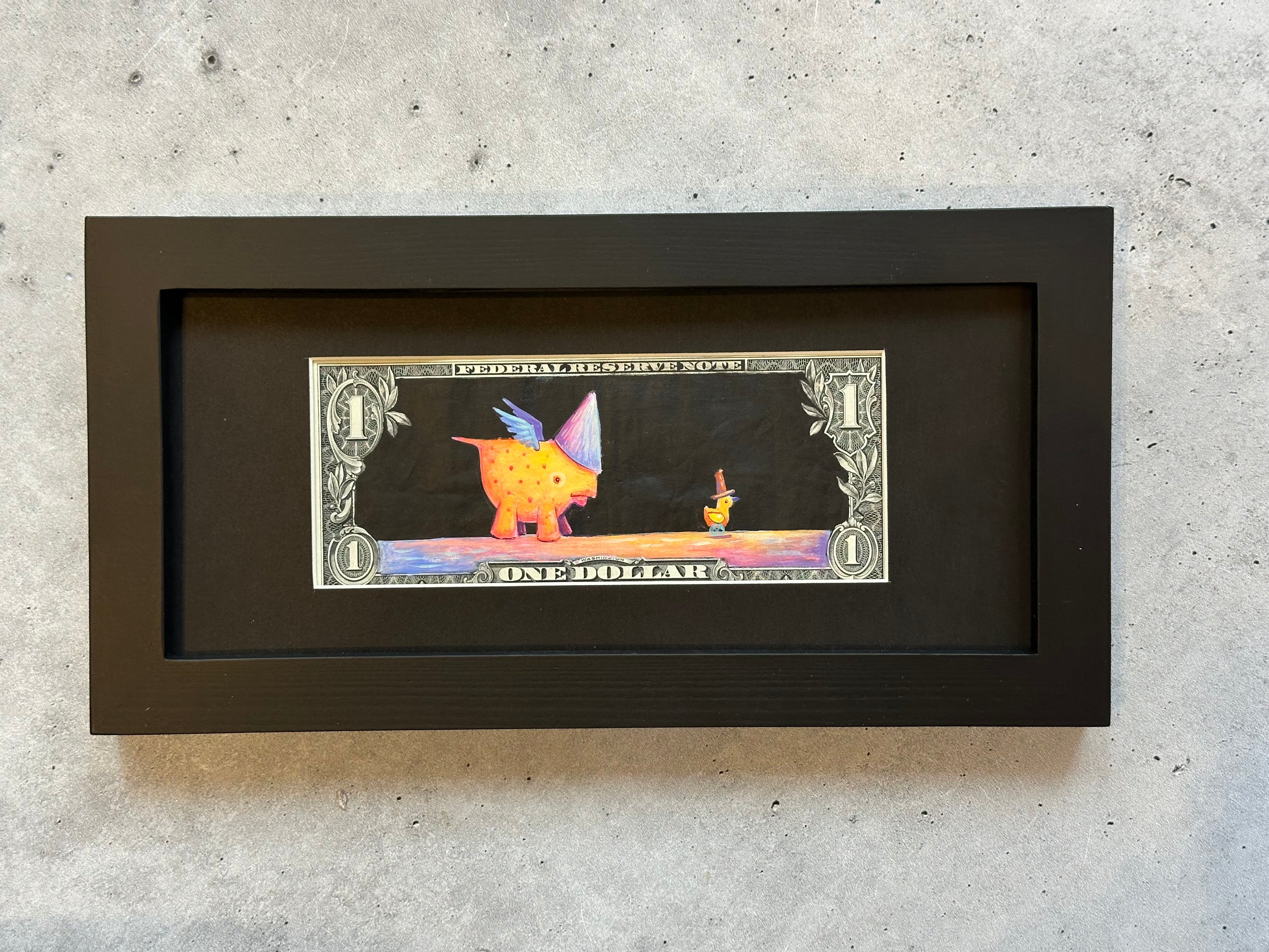 Dollar Migrante - Original illustrations - Framed