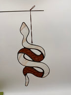 Snakes - stained glass