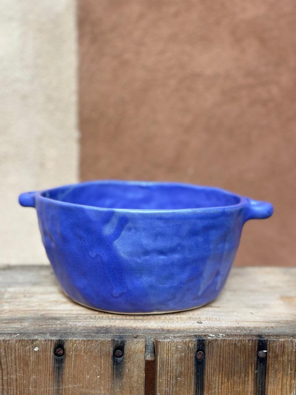 Blue - Ceramic Serving Bowl - Medium