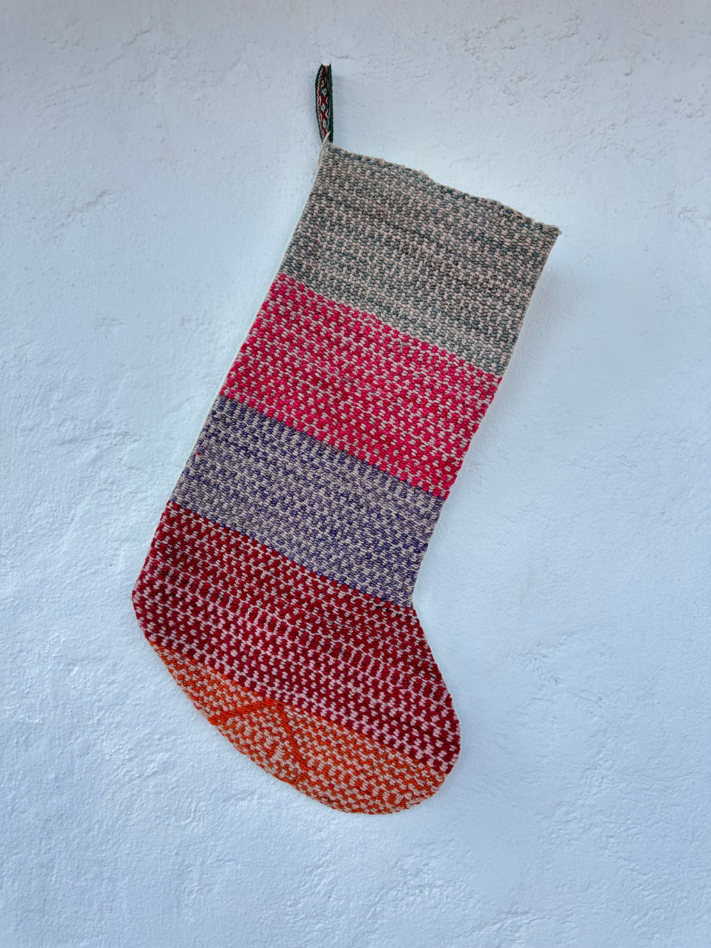 Stockings - solid color back - upcycled Andean Textiles