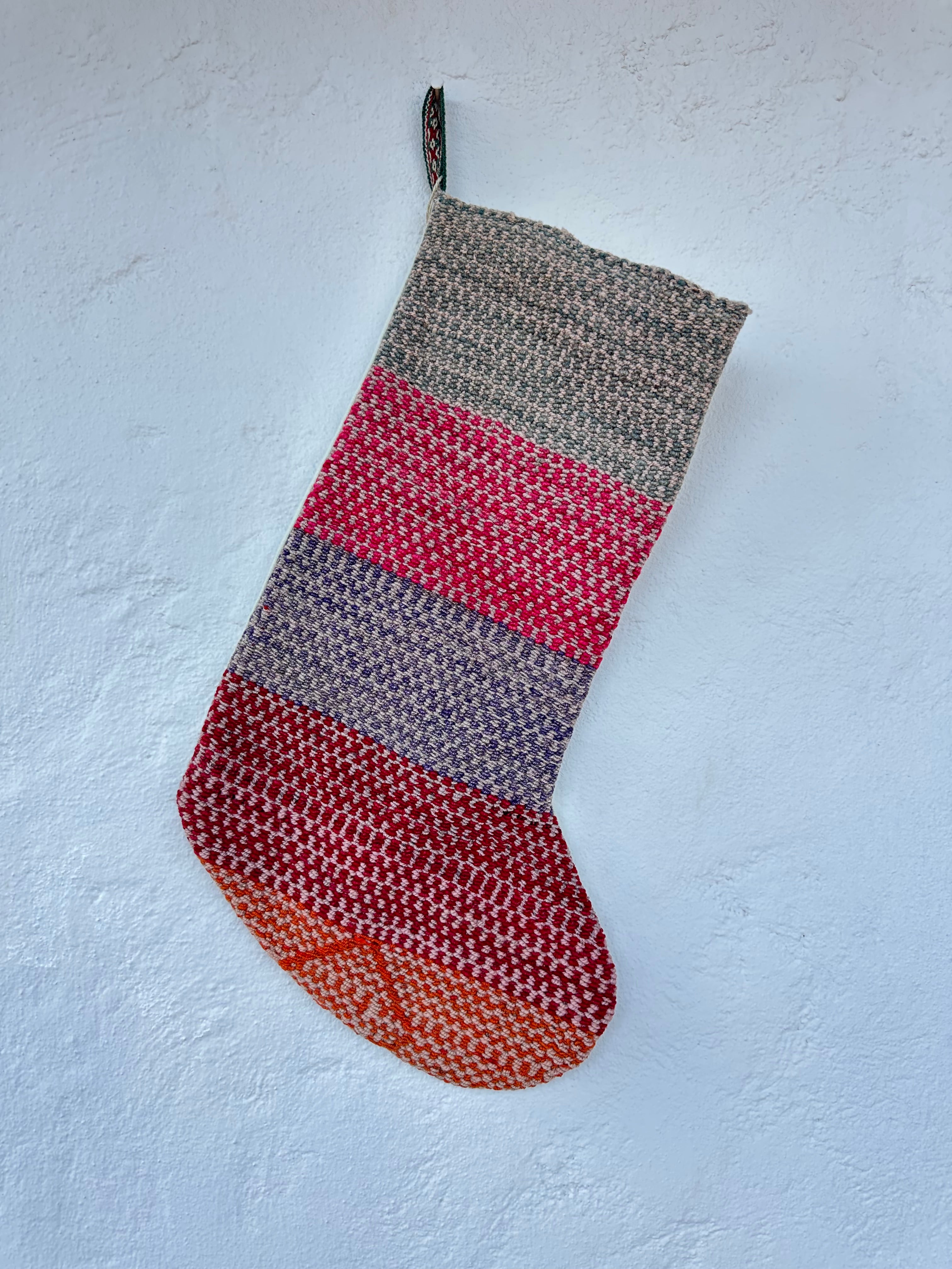 Stockings - solid color back - upcycled Andean Textiles
