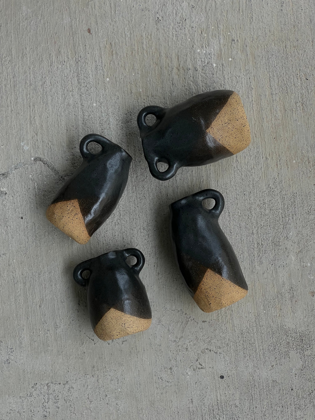 Charcoal Bud Vases - Two sizes