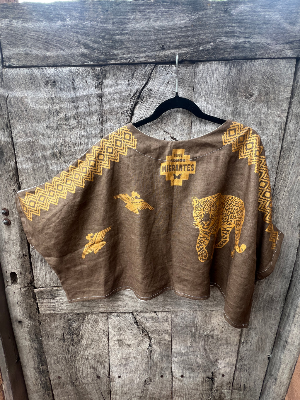 Screenprinted Draped Top • One Size Fits All (Copy)