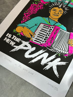 Cumbia is the New Punk ~ Serigraphy 10” by 14”
