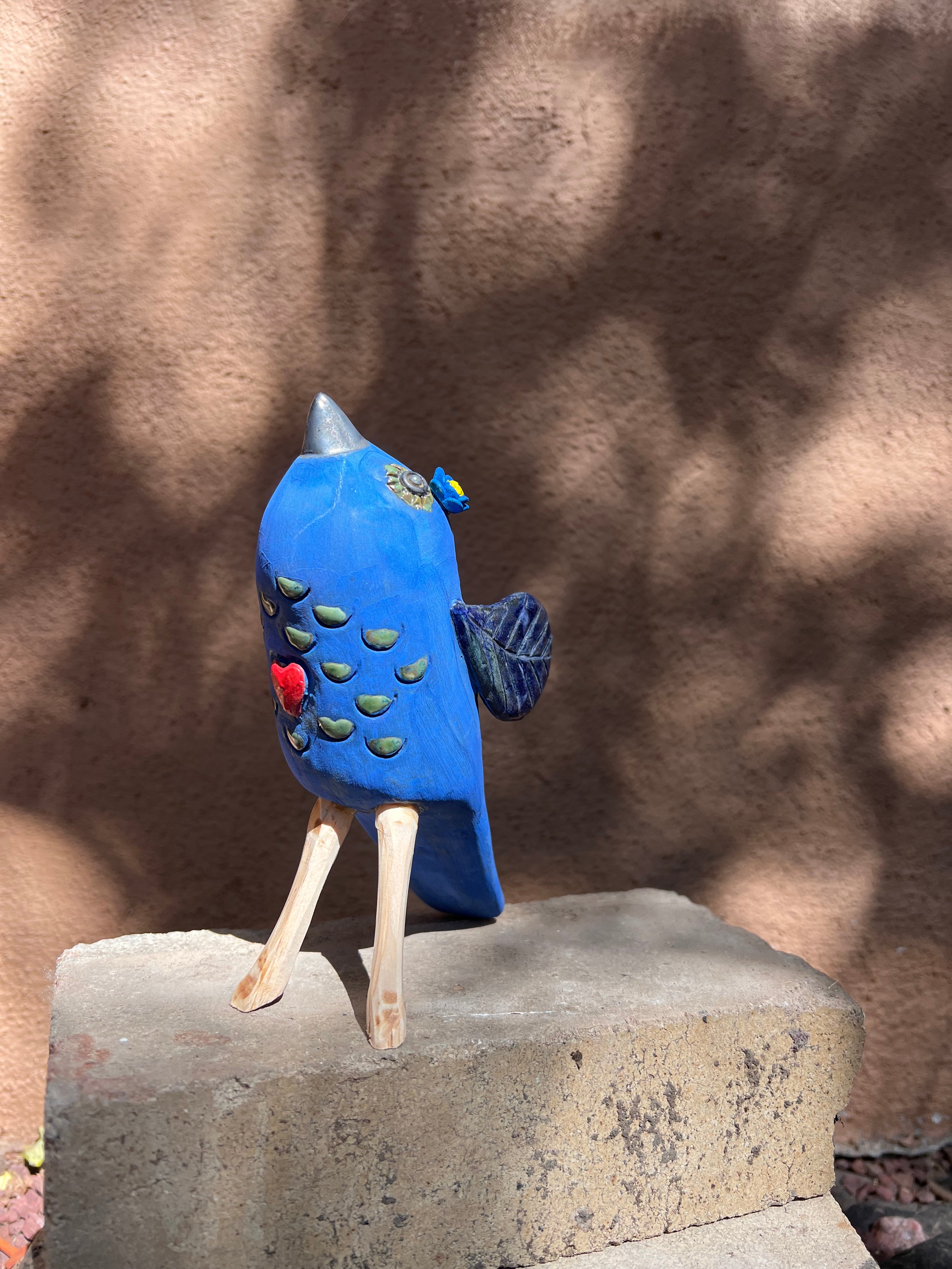 Blue Bird Sitting
