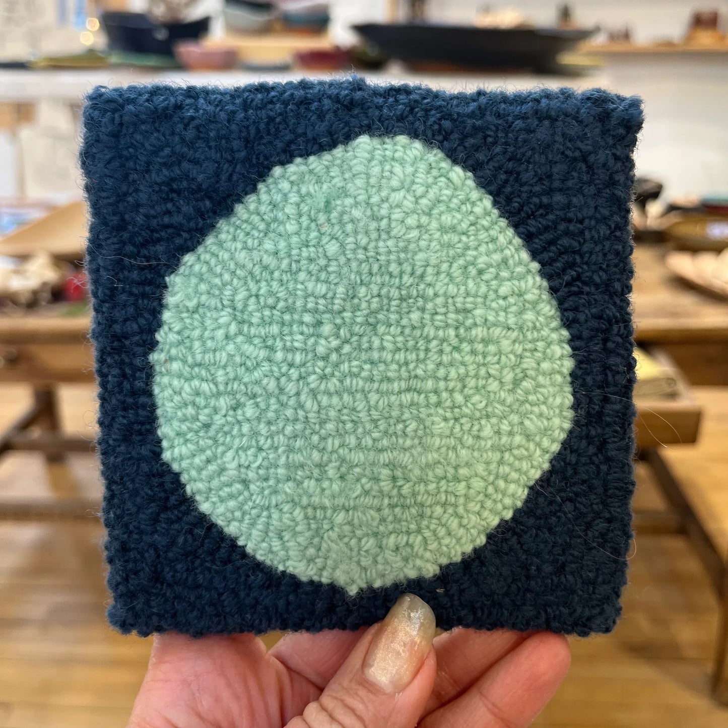 Coasters - foam & navy