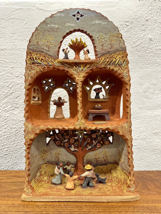 Family Time Altar - Clay Sculptural Piece