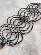Bracelet Ikish - charcoal ~ Amazonian Seeds