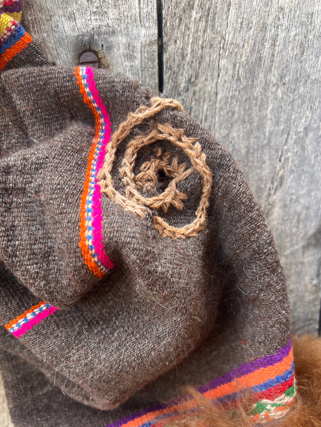 Alpaca fur jacket - Upcycled Bomber Jacket - Alpaca wool