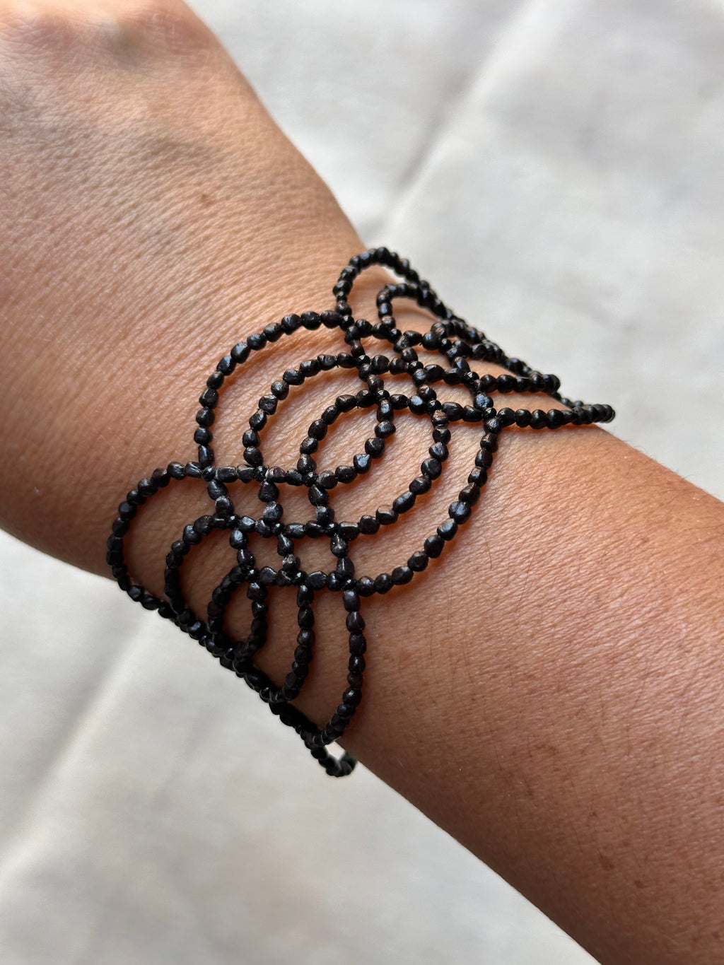 Bracelet Ikish - Black ~ Narrow version