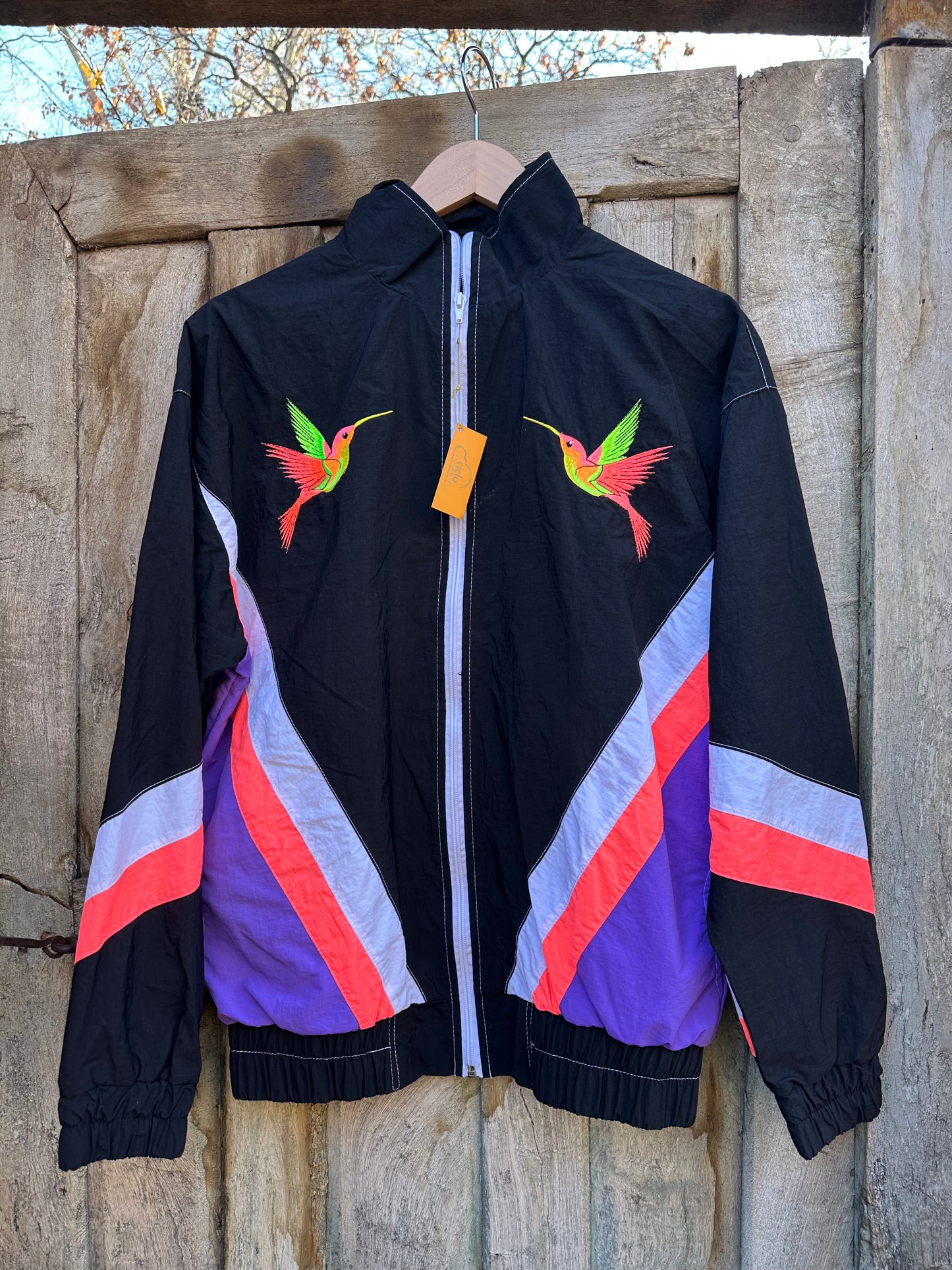 Upcycled windbreaker - size Medium