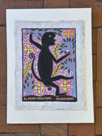 El Mono Maquisapa - painting on canvas 10” x 12.5”