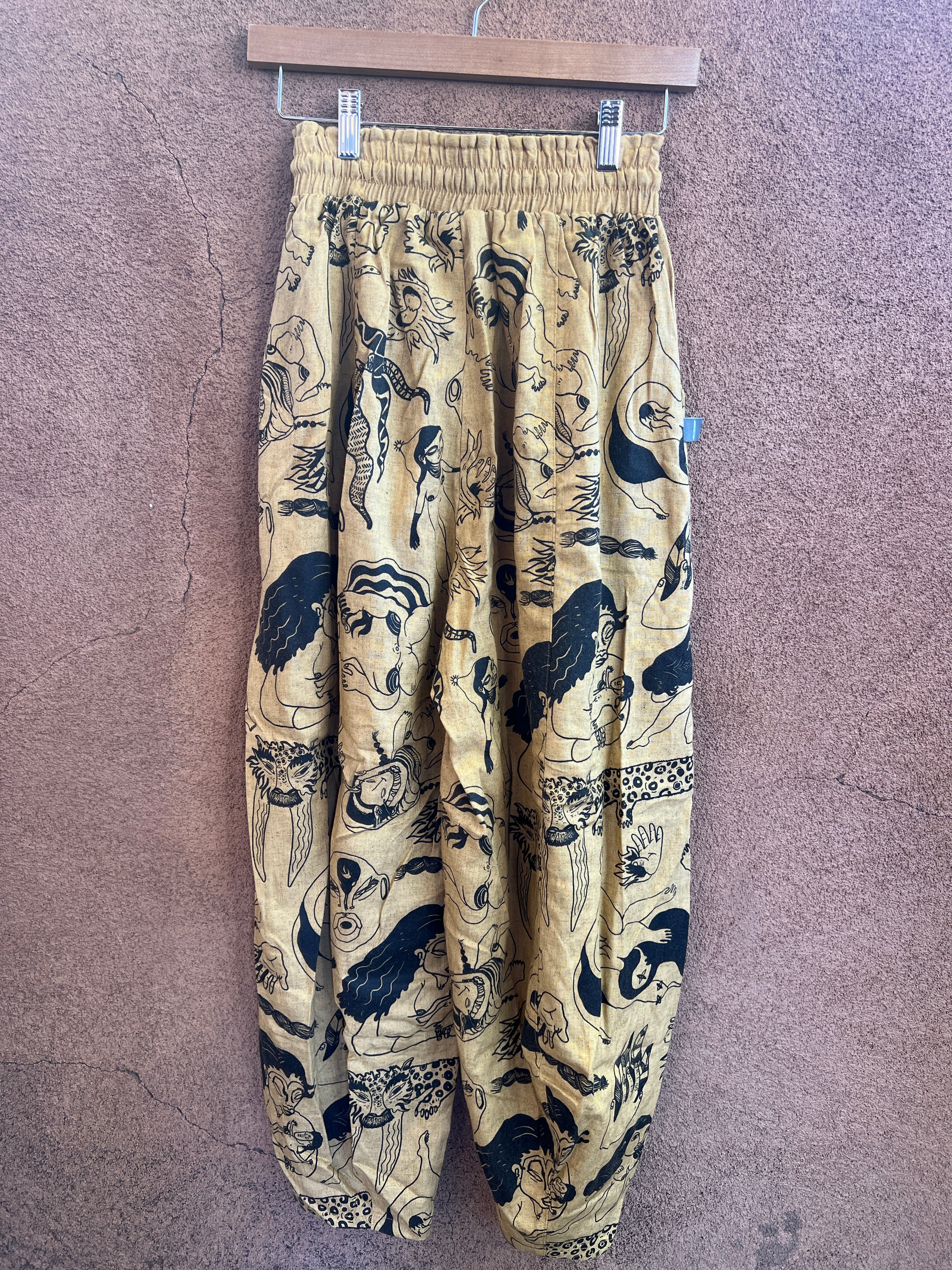 Jogger Pants • Small • Screen Printed