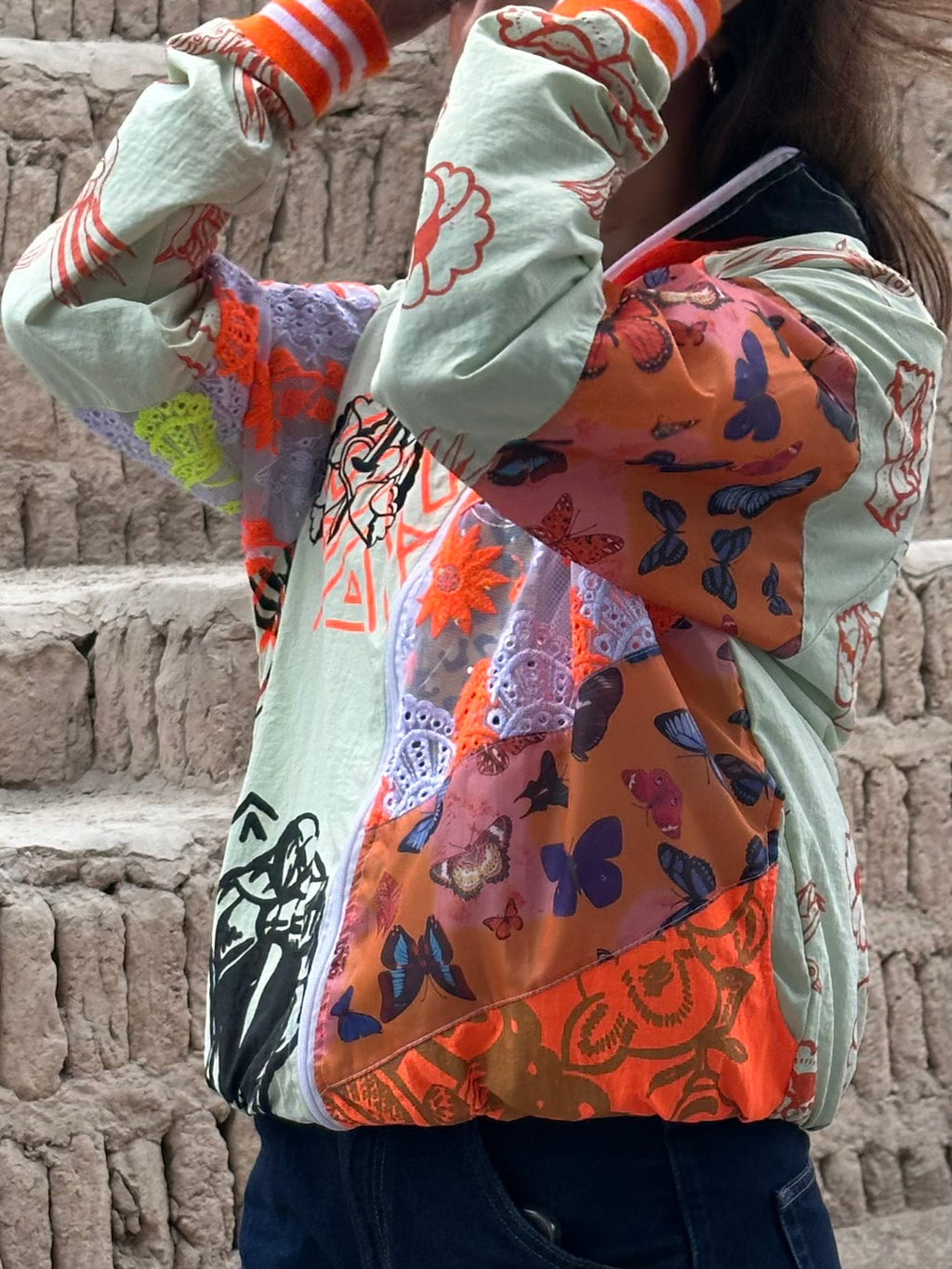 Windbreaker - one of a kind - Large