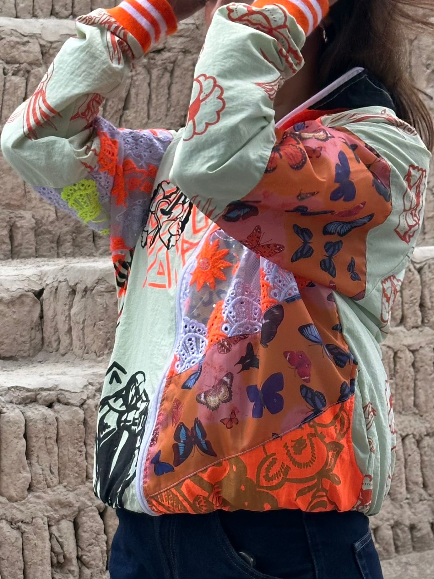 Windbreaker - one of a kind - Large