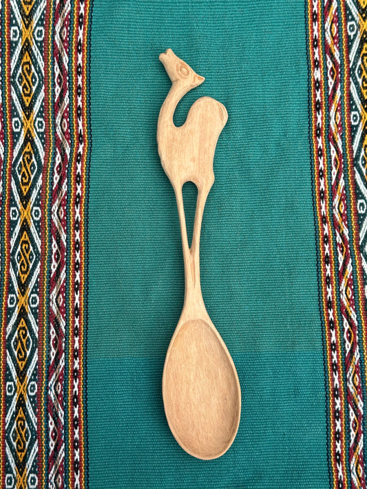 Wooden Spoon - Llama handle