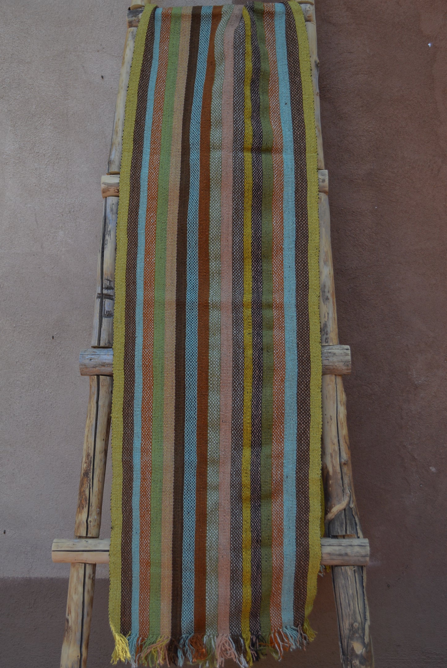 Table Runner Multicolor - Natural Dyed and 100% sheep wool