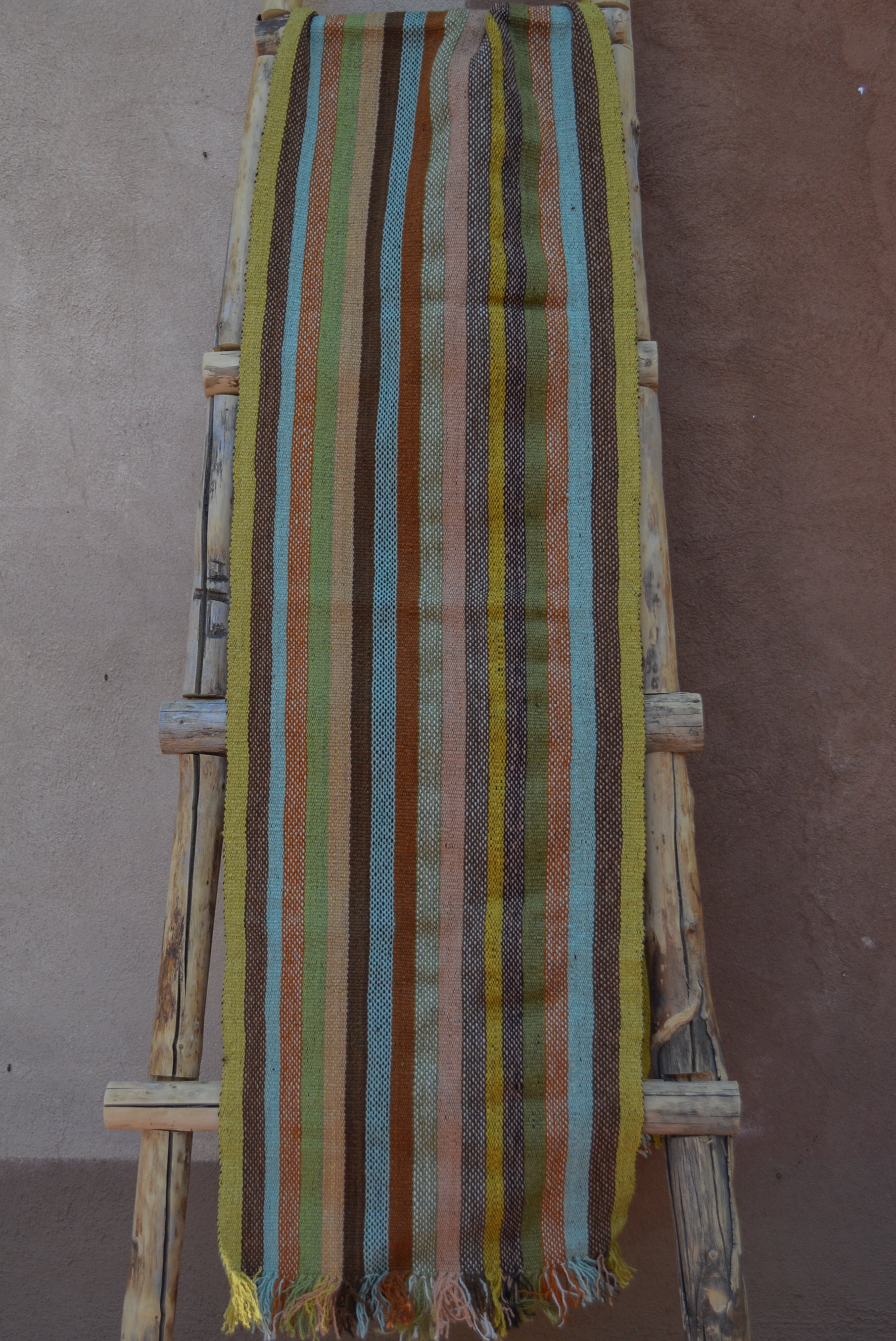 Table Runner Multicolor - Natural Dyed and 100% sheep wool