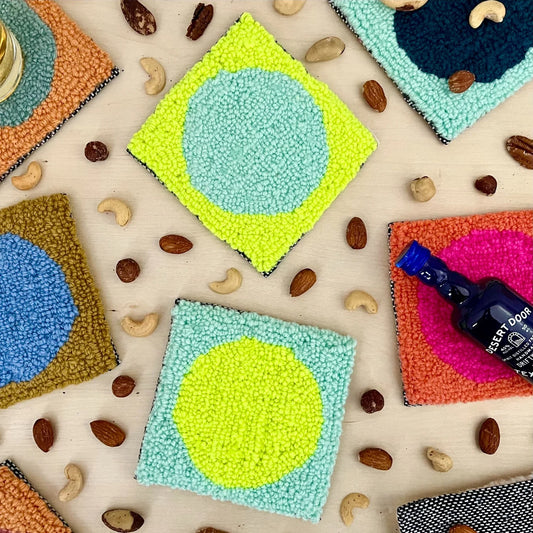 Coasters - foam and neon