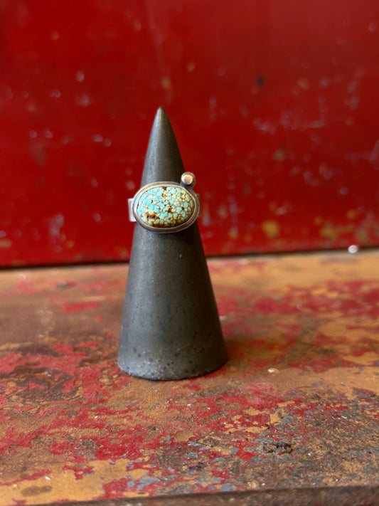 Catalina Turquoise and Sterling Silver Ring - Size 5.5