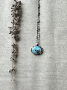 Golden Hill Turquoise ~ Sterling Silver Necklace