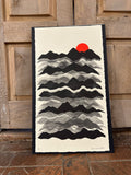 Cordillera - Lino Print 21” x 12”