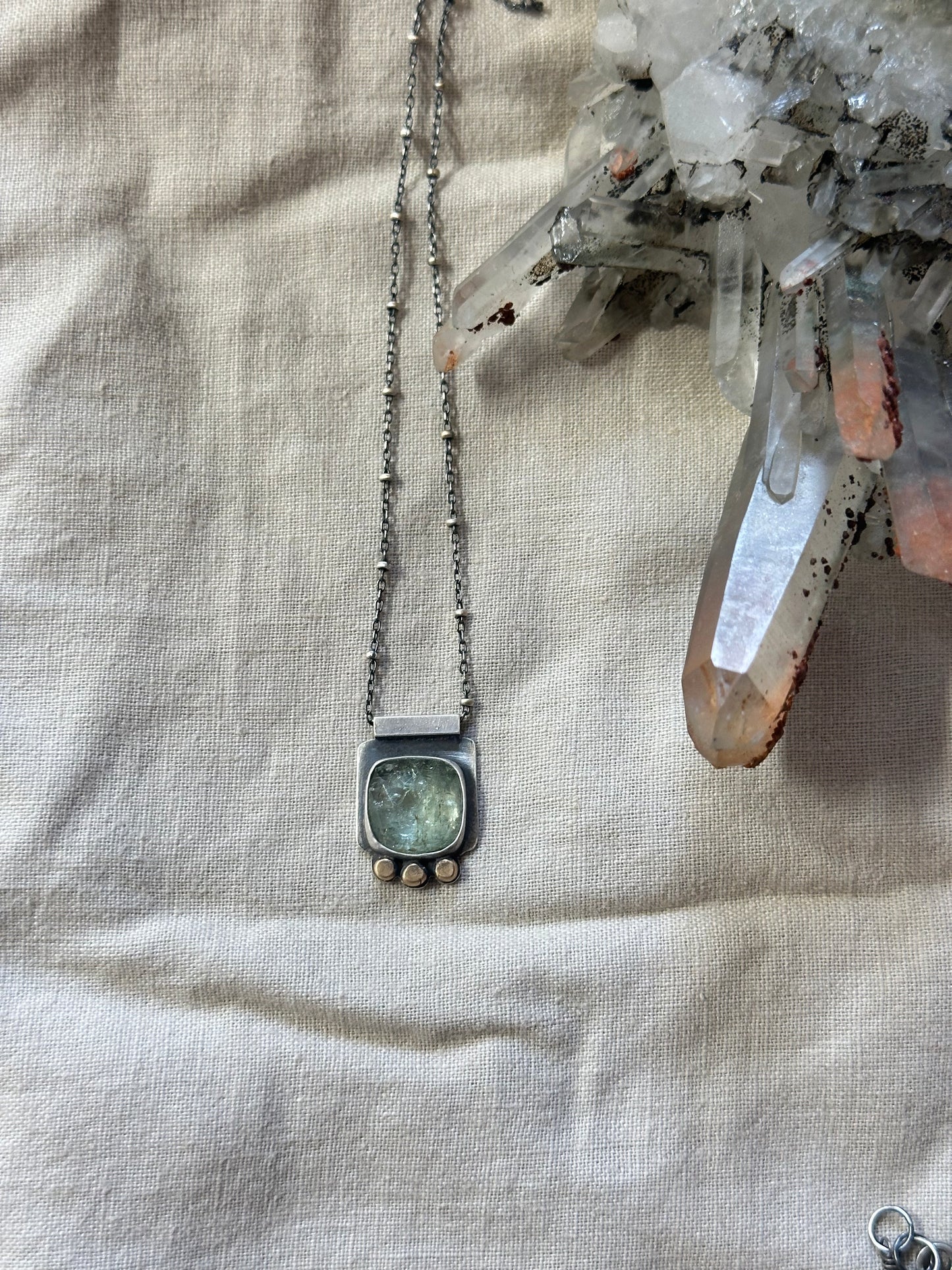Prehnite Sunset Necklace