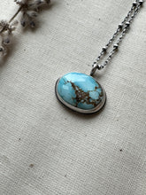 Load image into Gallery viewer, Golden Hill Turquoise ~ Sterling Silver Necklace
