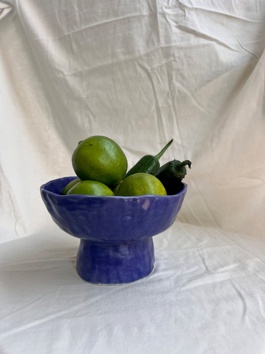 Blue - Fruit bowls Pedestal