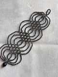 Bracelet Ikish - charcoal ~ Amazonian Seeds