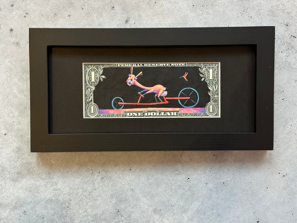 Dollar Migrante - Original illustrations - Framed