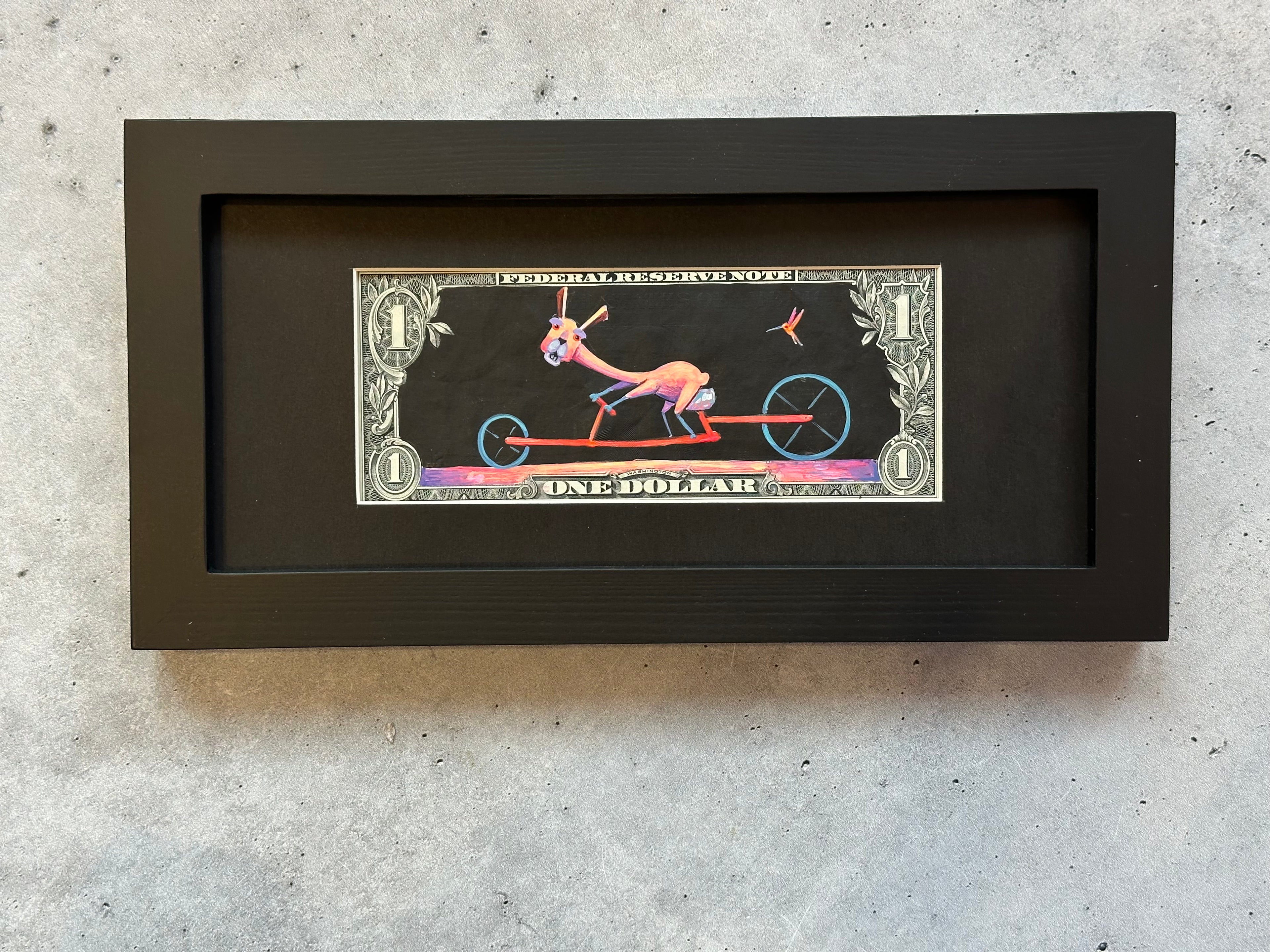 Dollar Migrante - Original illustrations - Framed