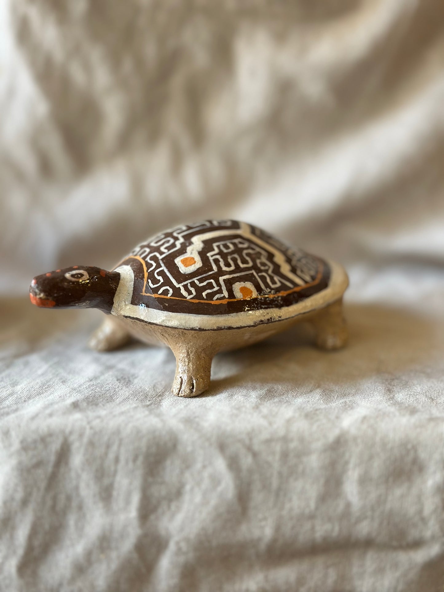 LShipibo Ceramic Turtle - two versions