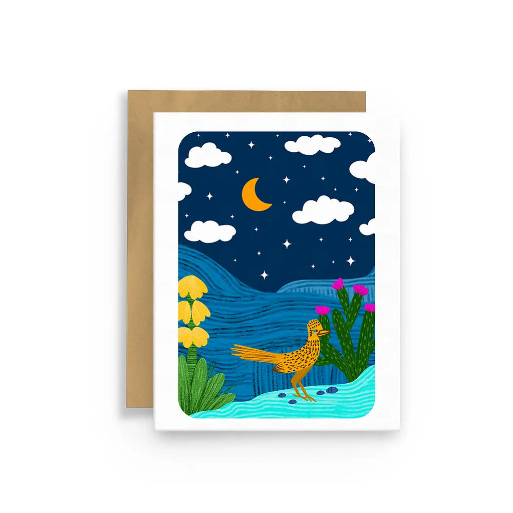 Squidly Designs ~ Roadrunner Desert Night