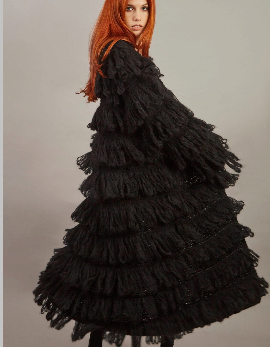Coat Fringe - Black - One Size Fits Most