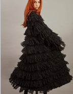 Coat Fringe - Black - One Size Fits Most