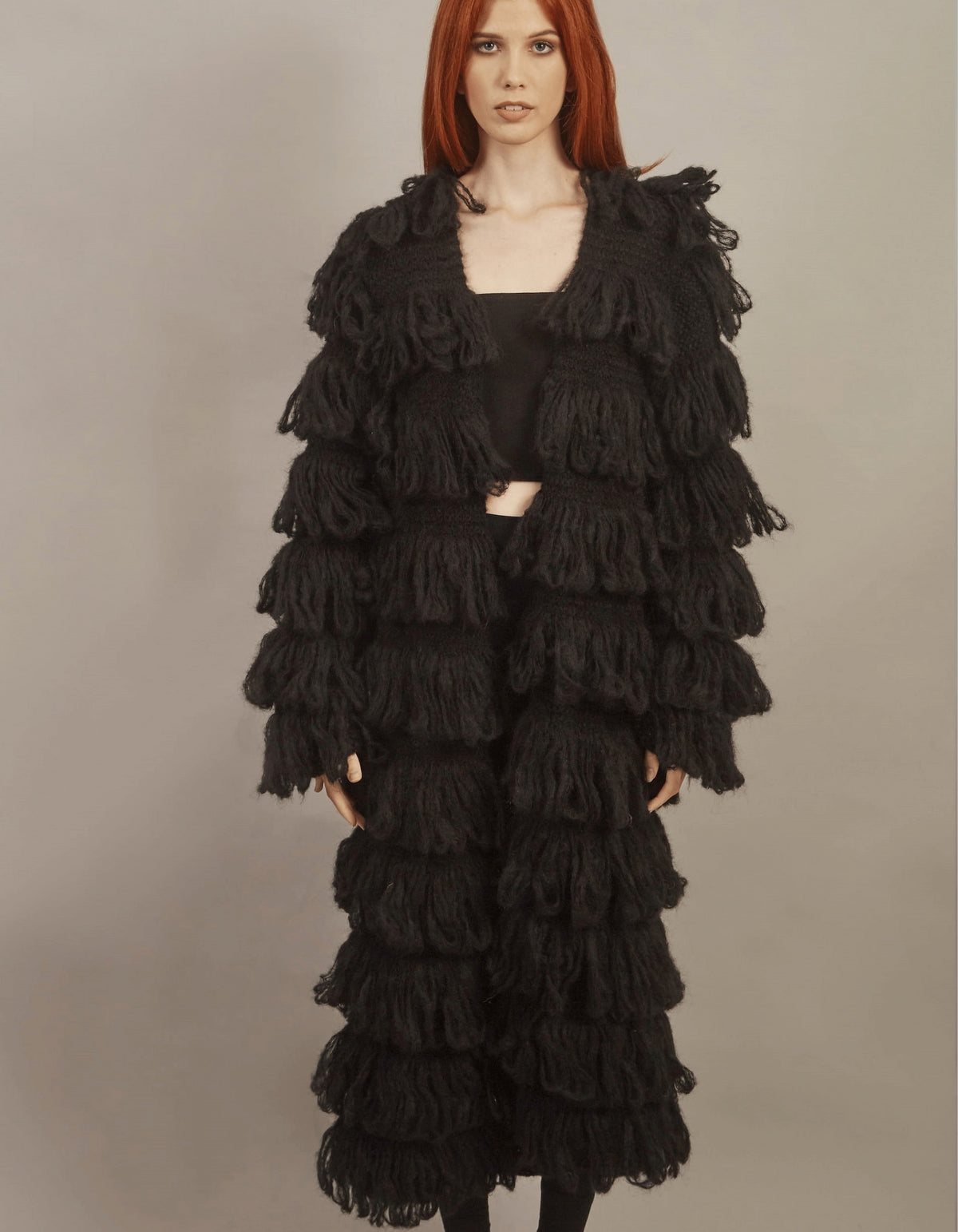 Coat Fringe - Black - One Size Fits Most