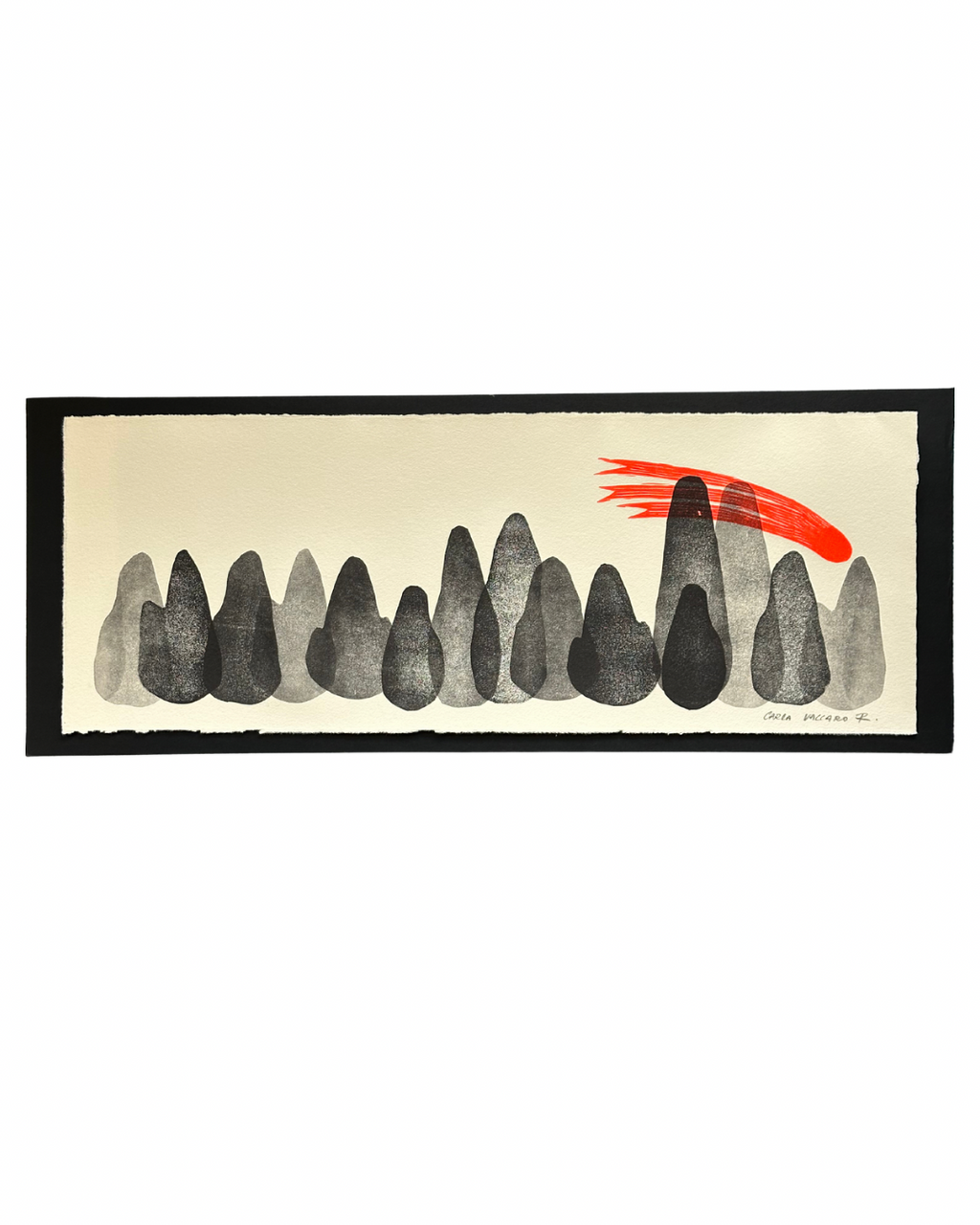 Serie Paraiso Andino - Lino Print 8” x 21”
