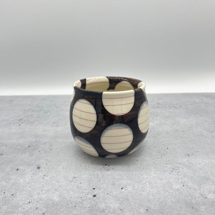 Black and White - Porcelain Tumbler