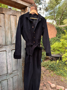 Black corduroy - Jumpsuit