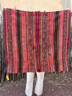 Antique Aguayo Blanket  ~ Andean textiles