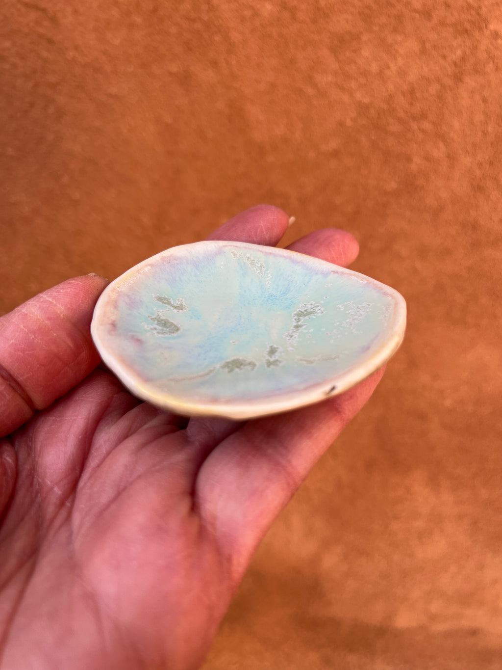 Geo dish - Seafoam- 3 sizes