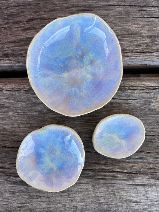 Geo dish - Blue - 3 sizes