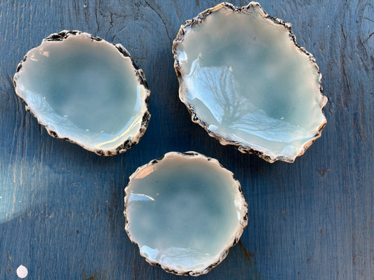 Torn Edge Dish - Seafoam - 3 sizes
