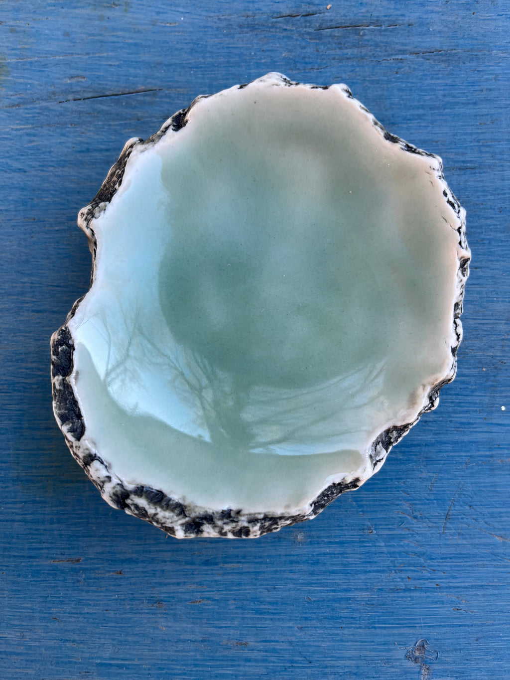 Torn Edge Dish - Green - 3 sizes