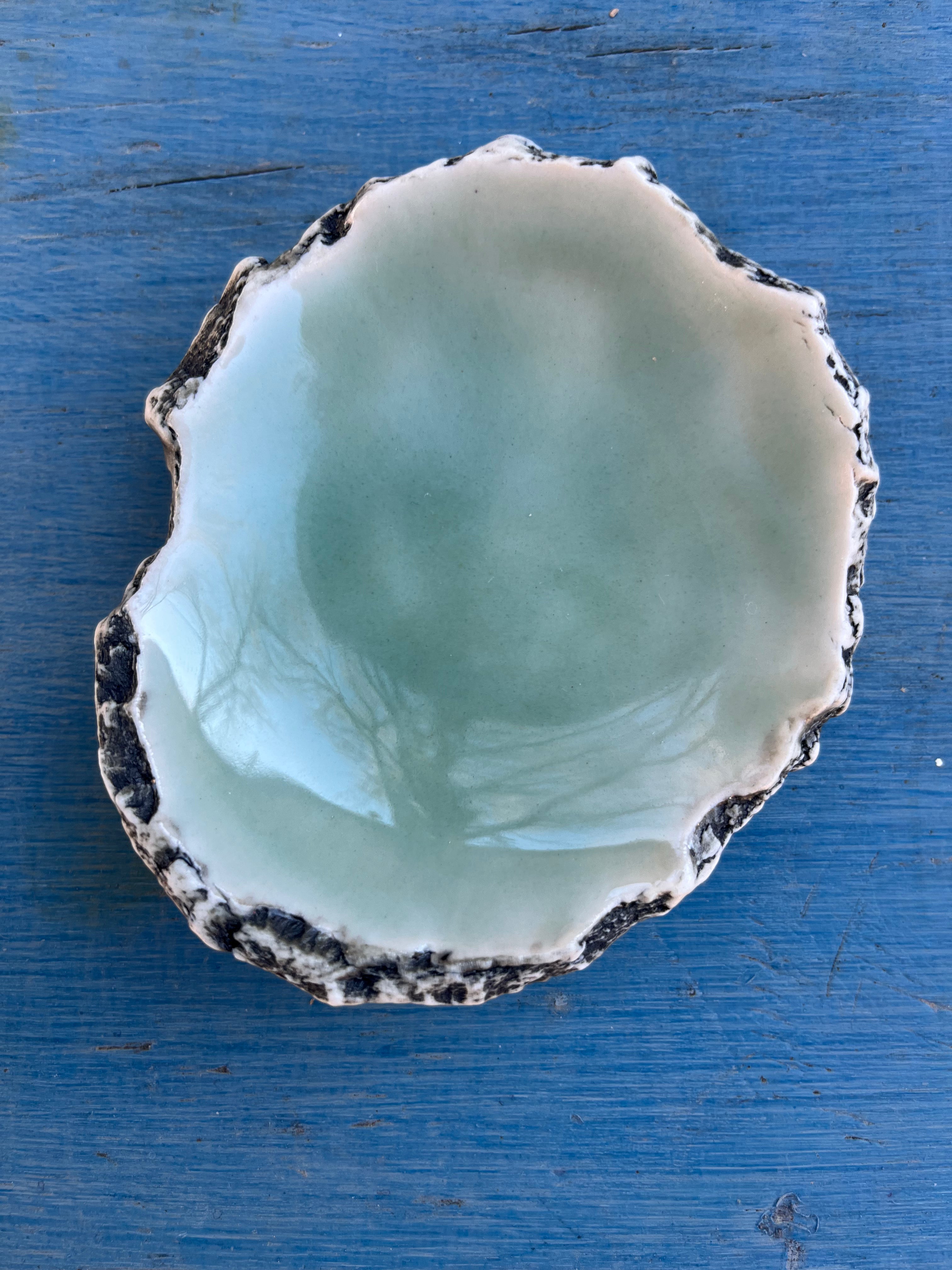 Torn Edge Dish - Green - 3 sizes