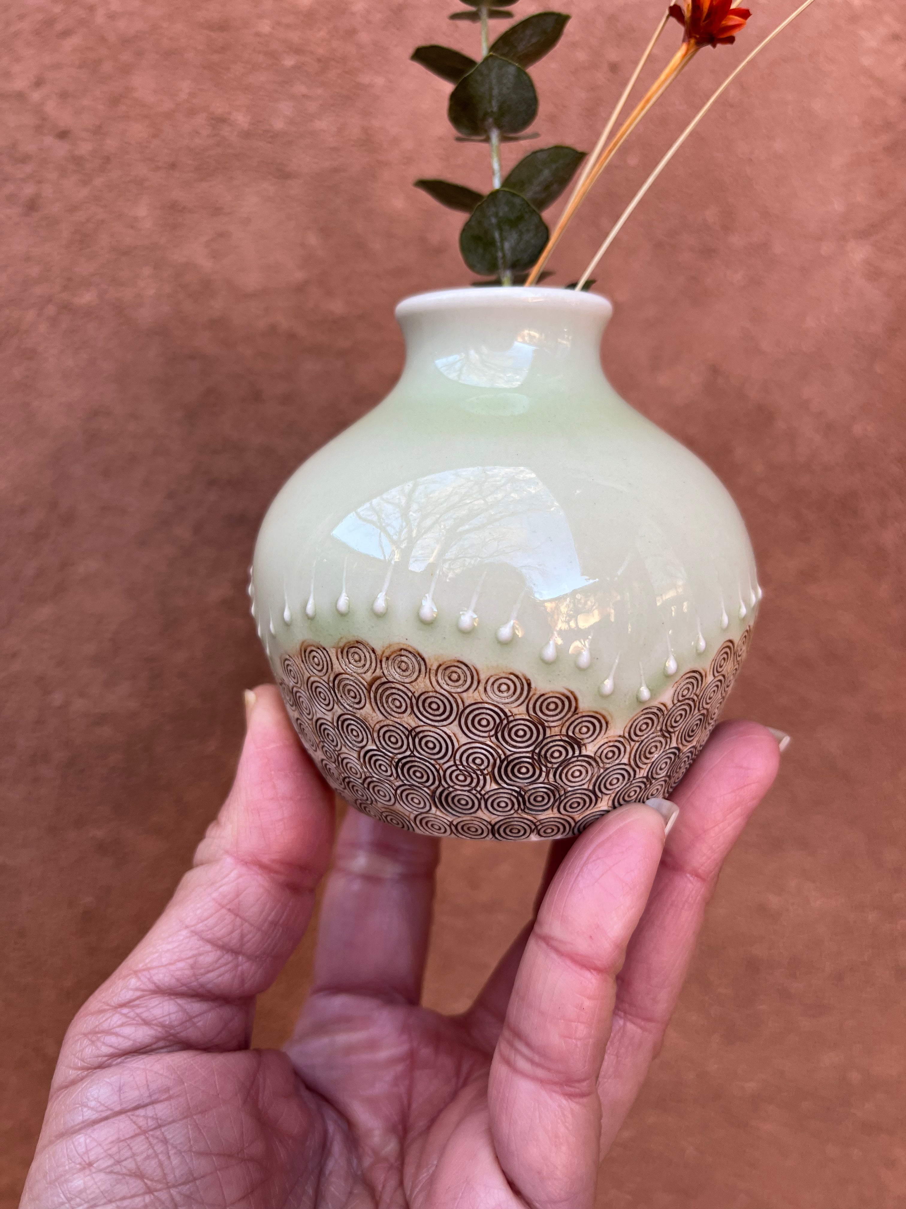 Sunrise Bud Vase - Mint