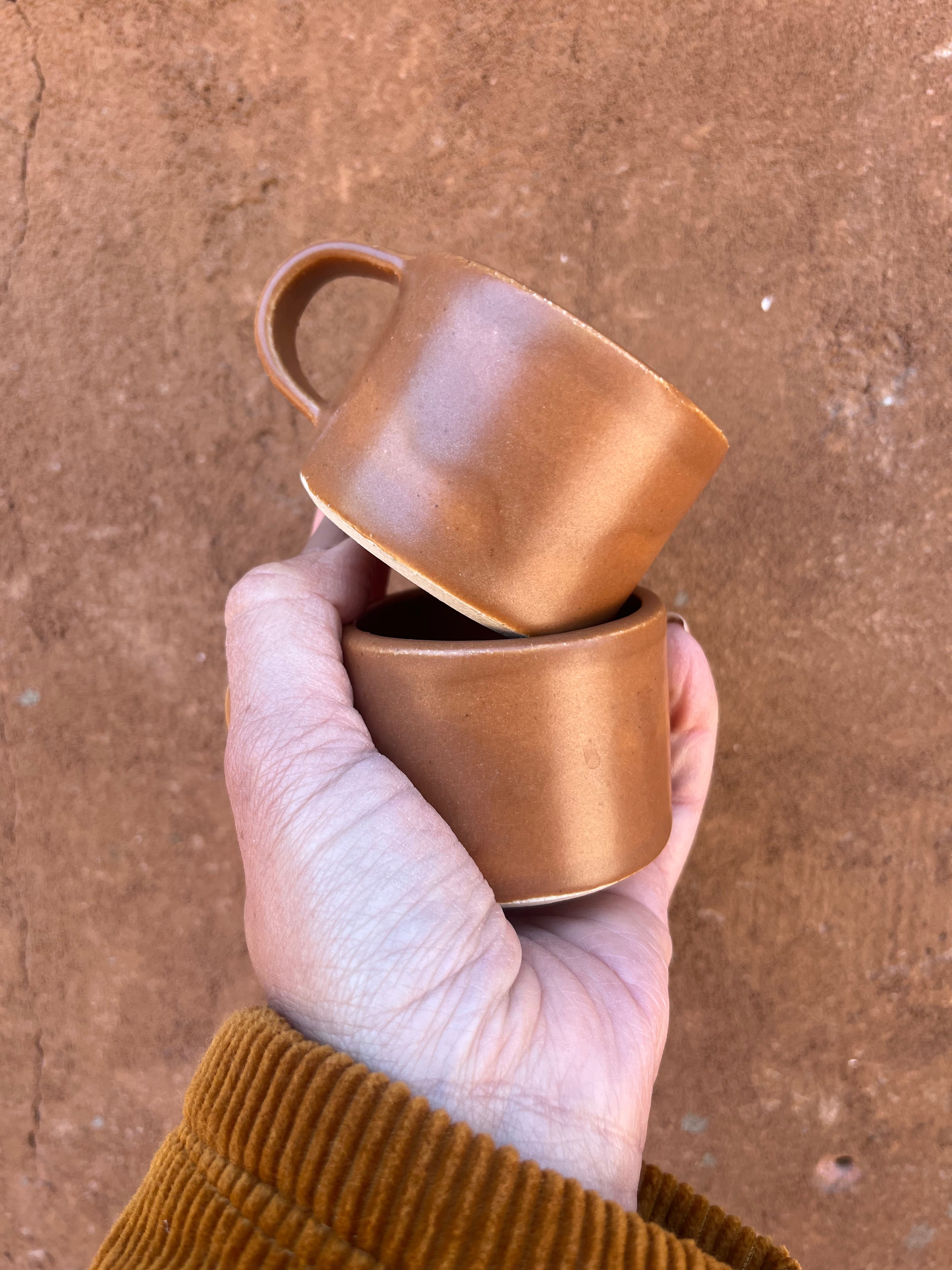Caramel - Espresso and Medium Mugs