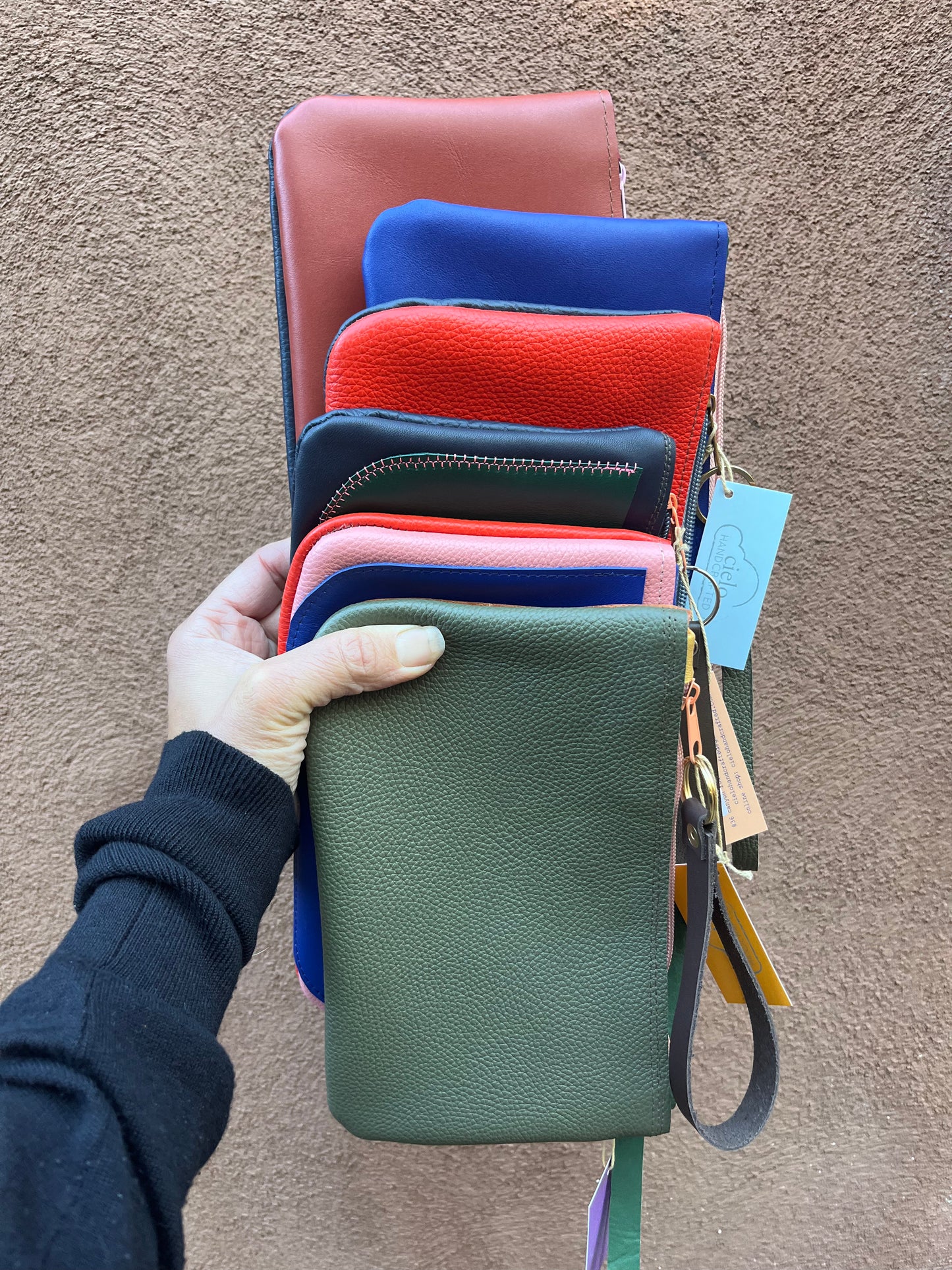 Assorted - Leather wristlet