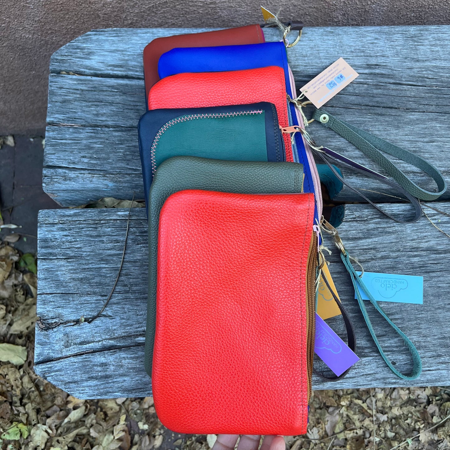 Assorted - Leather wristlet